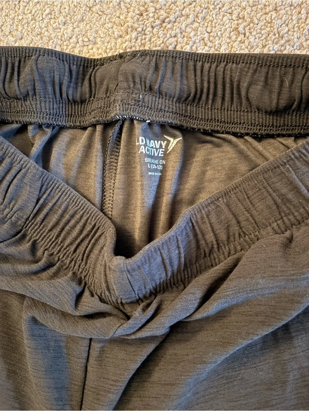 Old Navy Black Kids Athletic Shorts
